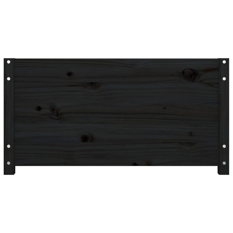 Sofá cama de madera maciza de pino negro 75x190