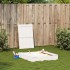 Arenero con tapa madera maciza de pino blanco 111x111x19,5