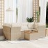 Set sofás de jardín 7 piezas y cojines ratán sintético