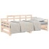 Sofá cama extraíble madera maciza de pino 2x(90x200)
