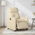 Sillón reclinable eléctrico de tela