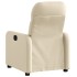 Sillón reclinable eléctrico de tela