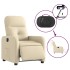 Sillón reclinable eléctrico de tela