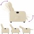 Sillón reclinable eléctrico de tela