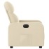 Sillón reclinable eléctrico de tela