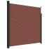Toldo lateral retráctil marrón 200x300