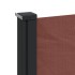 Toldo lateral retráctil marrón 200x300