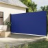 Toldo lateral retráctil azul 220x300