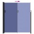 Toldo lateral retráctil azul 220x300