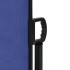 Toldo lateral retráctil azul 140x500