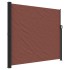 Toldo lateral retráctil marrón 180x500