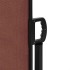 Toldo lateral retráctil marrón 180x500