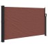 Toldo lateral retráctil marrón 120x600