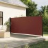 Toldo lateral retráctil marrón 160x600