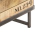 Mueble para TV de madera maciza de mango 120x30x40