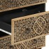 Aparador 2 piezas madera maciza de mango 60x33x75