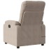 Sillón reclinable masaje eléctrico tela microfibra gris