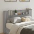 Cabecero de cama con luz LED gris Sonoma 160x16,5x103,5