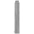 Cabecero de cama con luz LED gris Sonoma 160x16,5x103,5