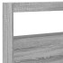 Cabecero de cama con luz LED gris Sonoma 220x17x102