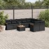 Set de sofás de jardín 10 pzas cojines ratán sintético