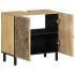 Conjunto de muebles de baño 2 piezas madera maciza de