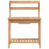 Mesa para macetas con fregadero madera abeto 147,5x44x139,5