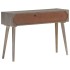 Mesa consola de madera maciza de mango gris 110x35x75
