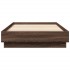 Estructura de cama sin colchón madera marrón roble 100x200