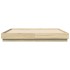 Estructura de cama madera de ingeniería roble Sonoma 180x200