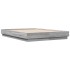 Estructura de cama madera de ingeniería gris Sonoma 135x190