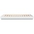 Estructura de cama madera de ingeniería blanca 120x200