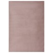 Alfombra de pelo sintético de conejo rosa envejecido 200x300 cm