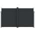 Toldo lateral retráctil negro 200x1000