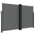 Toldo lateral retráctil gris antracita 160x1000
