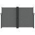 Toldo lateral retráctil gris antracita 160x1000