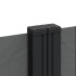 Toldo lateral retráctil gris antracita 160x1000