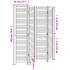 Biombo separador de 4 paneles madera maciza Paulownia