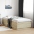 Estructura de cama madera de ingeniería roble Sonoma 90x200