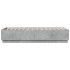 Estructura de cama madera de ingeniería gris hormigón