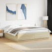 Estructura de cama madera de ingeniería roble Sonoma 200x200 cm