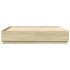 Estructura de cama madera de ingeniería roble Sonoma 180x200