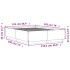 Estructura de cama madera de ingeniería blanca 120x190