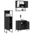 Juego de muebles de baño 3 pzas madera contrachapada