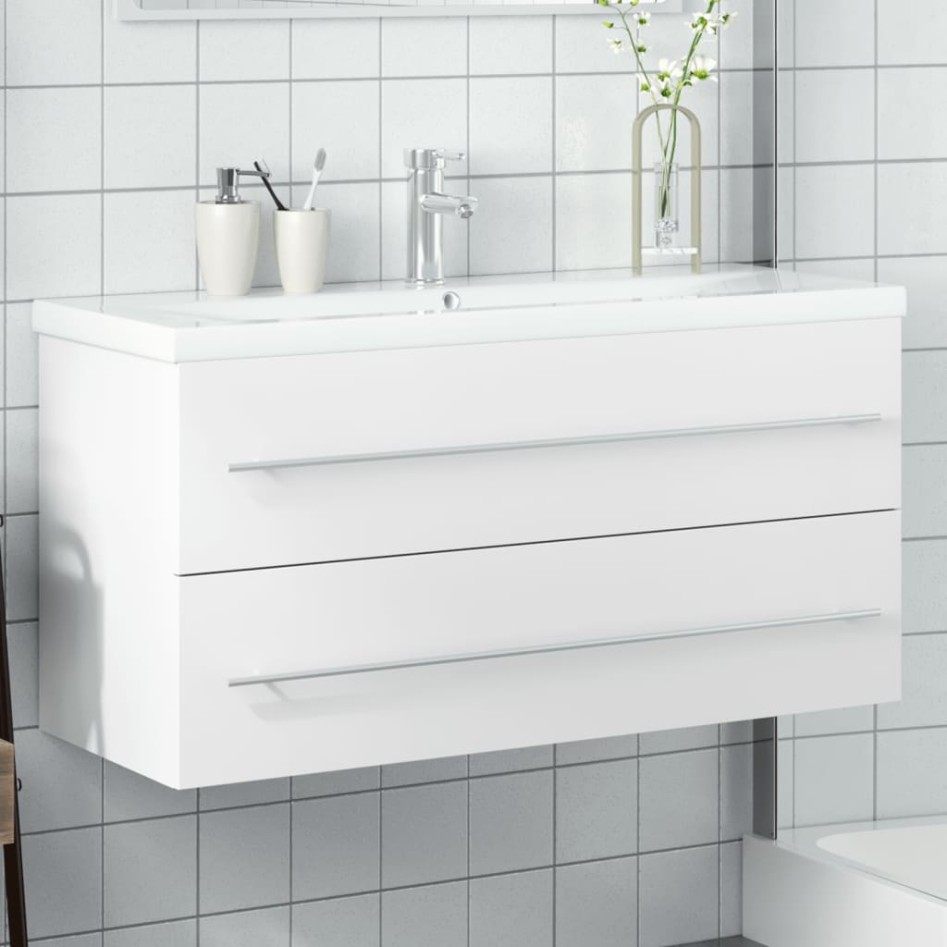 Mueble de baño con lavabo integrado