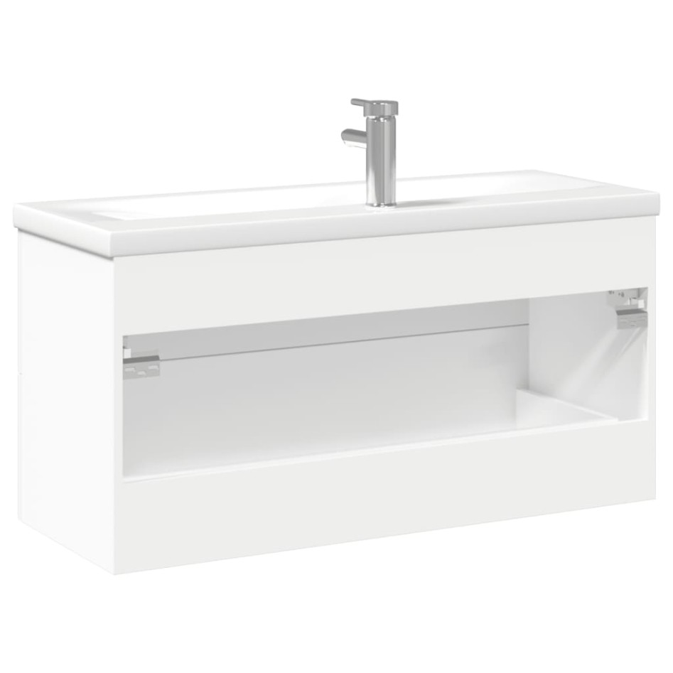 Mueble de baño con lavabo integrado