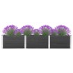 Arriate de WPC gris 300x50x54 cm