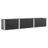 Arriate de WPC gris 300x50x54