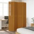 Biombo separador de 4 paneles madera maciza paulownia