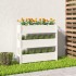 Jardinera de madera maciza de pino blanco 112x25x104,5
